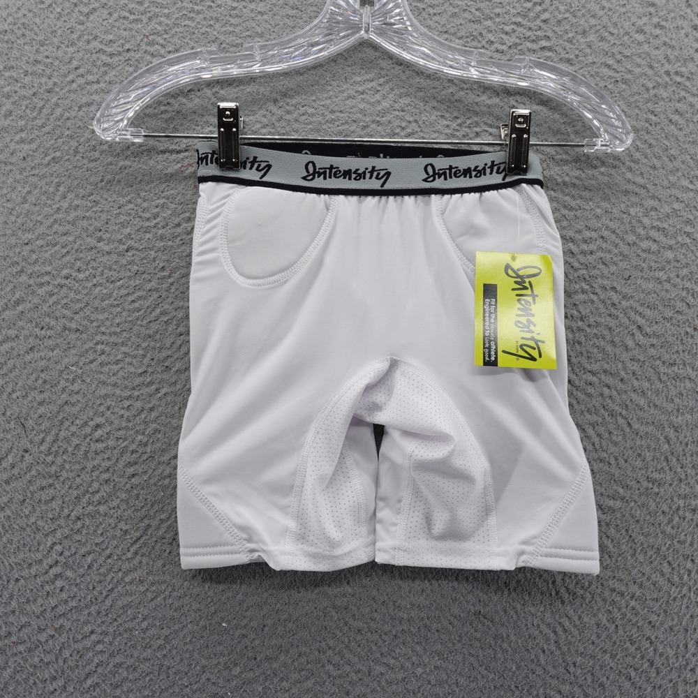 Intensity by Soffe Womens Athletic Padded Shorts White‎ Size XSM NWT